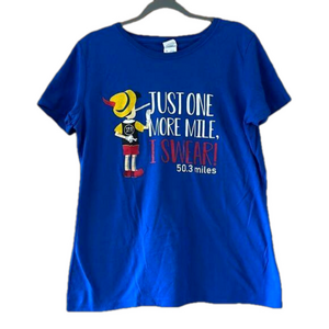 Pinocchio Just One More Mile Jerzees Dry Power Active Running Shirt